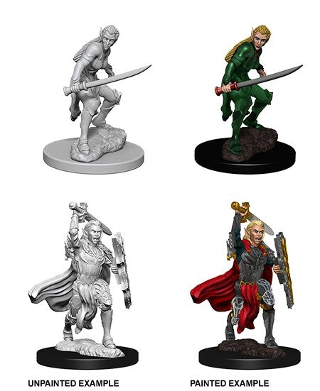 Dungeons & Dragons - Nolzurs Marvelous Unpainted Miniatures Female Elf Fighter - Good Games
