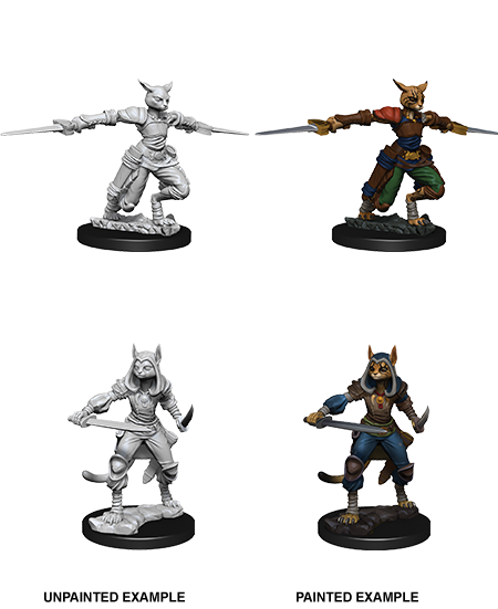Dungeons & Dragons - Nolzurs Marvelous Unpainted Miniatures Female Tabaxi Rogue - Good Games