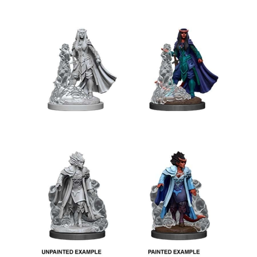 Dungeons &amp; Dragons - Nolzurs Marvelous Unpainted Miniatures Female Tiefling Sorcerer - Good Games