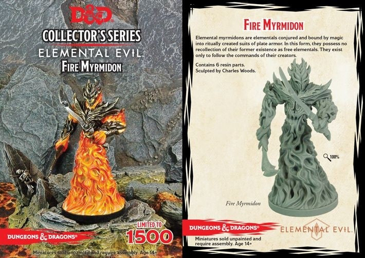 D&amp;D Elemental Evil Fire Myrmidon - Good Games