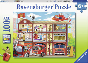 Ravensburger - Firehouse Frenzy - 100 Piece Jigsaw - Good Games