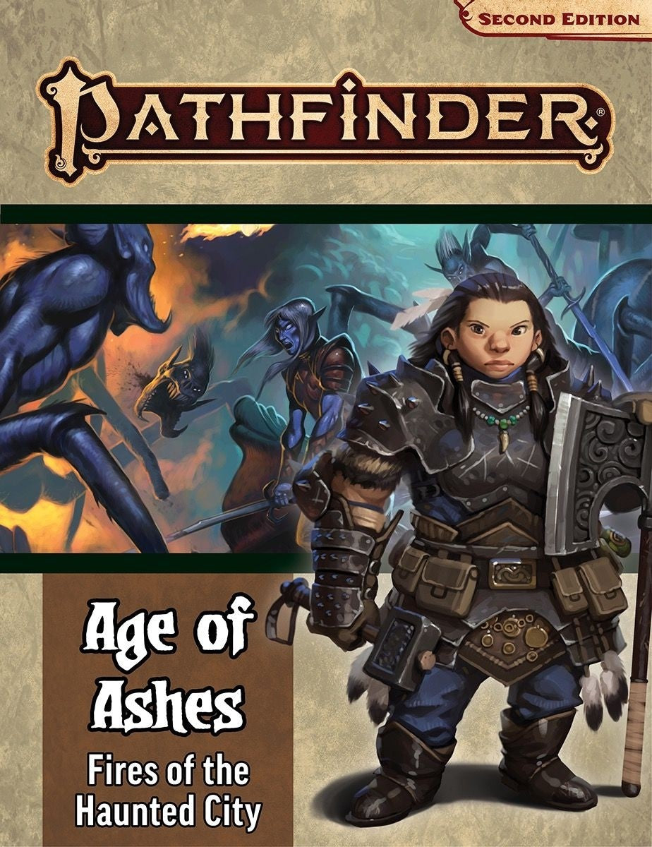 Pathfinder Second Edition - Age Of Ashes Adventure Path #4 Fires Of The Haunted City