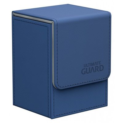Ultimate Guard - Flip Deck Case 80+ Standard Size Xenoskin Blue - Good Games