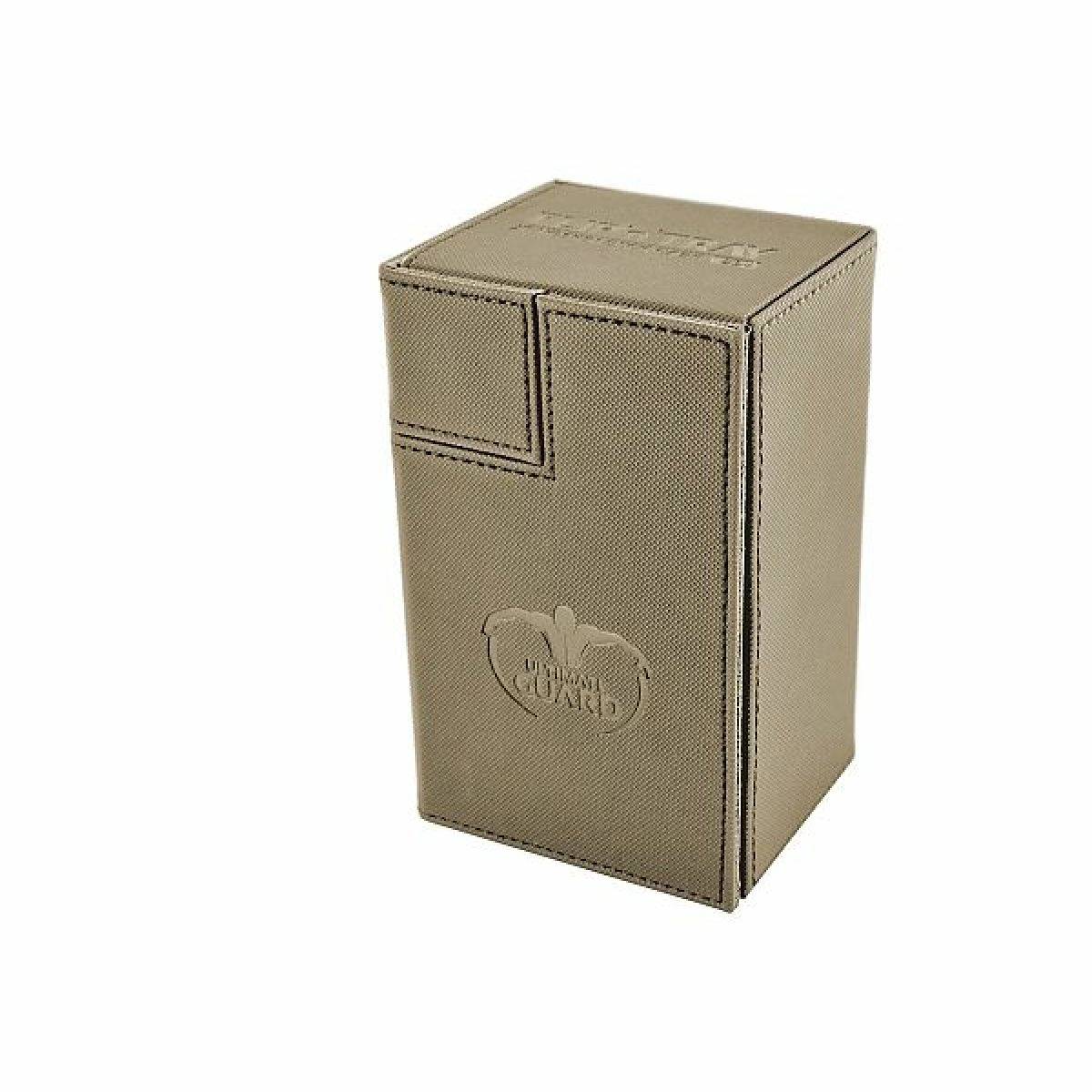 Ultimate Guard - Flip N Tray Deck Case 80+ Standard Size Xenoskin Sand - Good Games