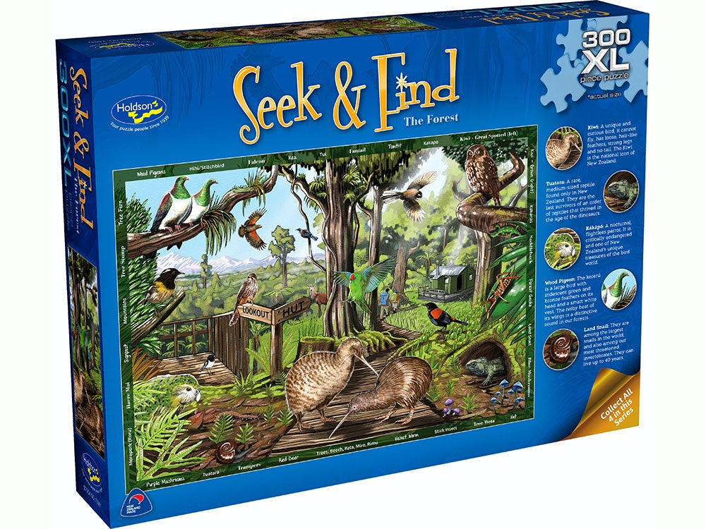 Holdson - Seek And Find Forest 300 Piece Xl Jigsaw