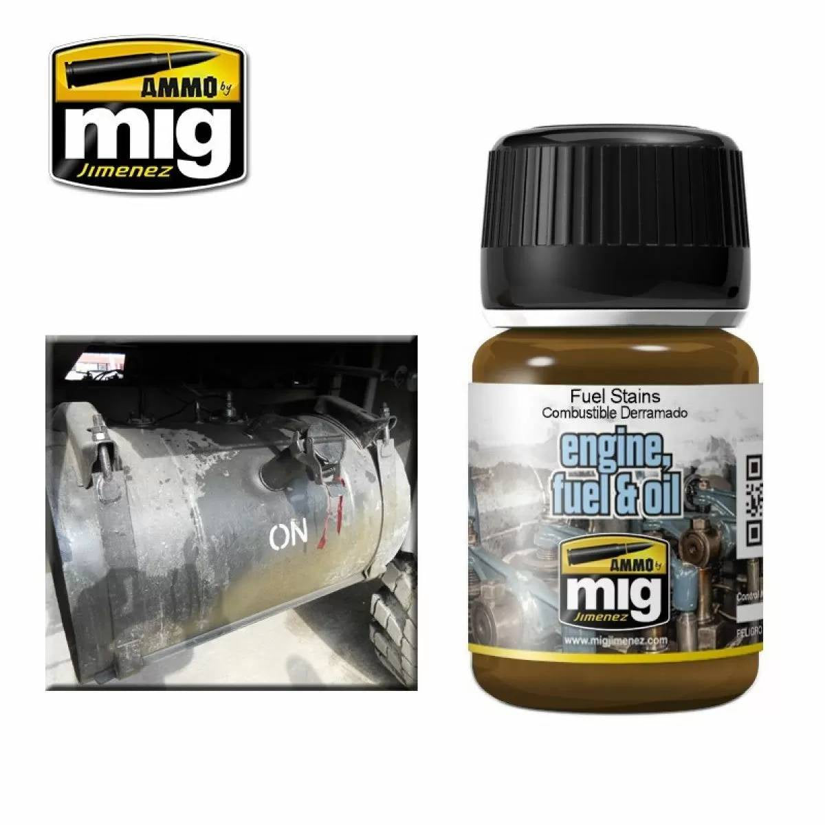 Ammo by MIG Enamel Effects Fuel Stains 35ml - Good Games