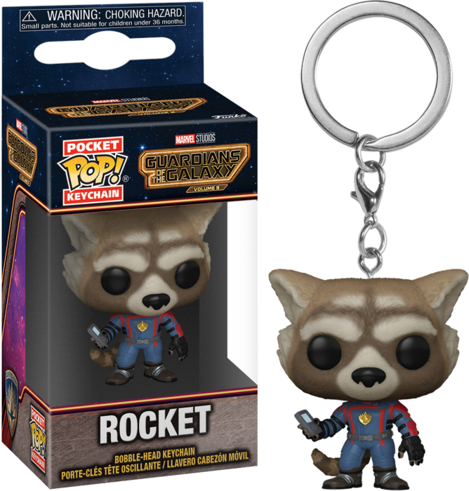 GotG 3 Rocket Pop Keychain