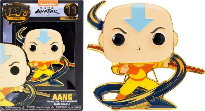 Avatar The Last Airbender - Aang 4 Pop! Enamel Pin - Good Games