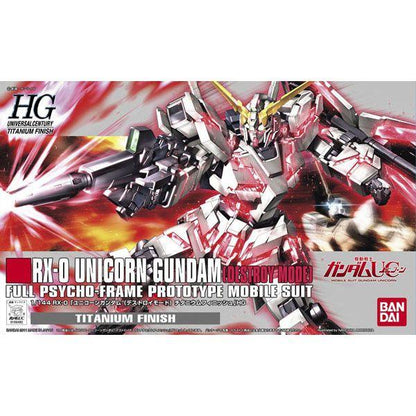 1/144 HGUC Unicorn Gundam Destroy Mode Titanium Finish Ver - Good Games
