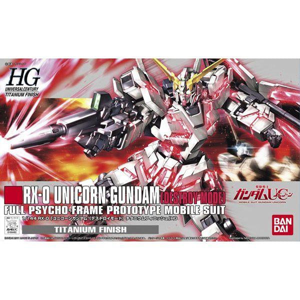 1/144 HGUC Unicorn Gundam Destroy Mode Titanium Finish Ver - Good Games
