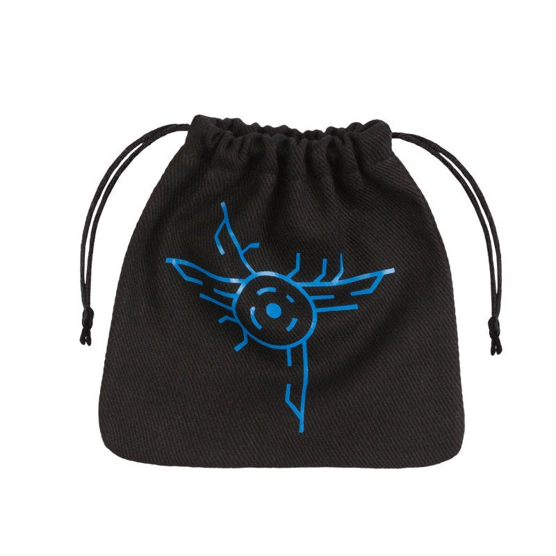 Q Workshop - Galactic Black and Blue Dice Bag - Good Games