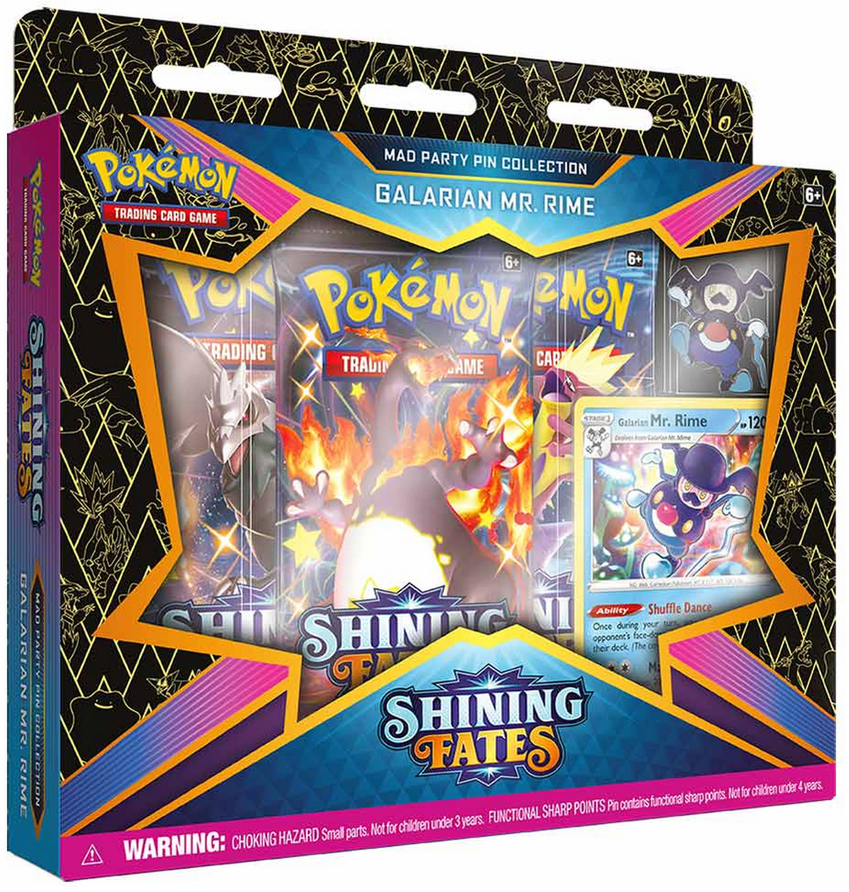 Pokemon TCG - Sword &amp; Shield - Shining Fates Mad Party Pin Collection - Good Games
