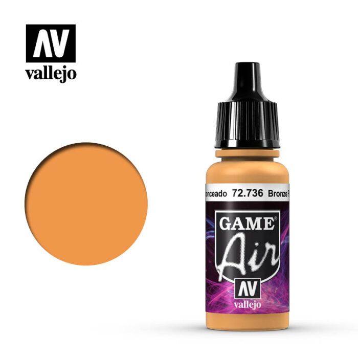 Vallejo Game Air - Bronze Fleshtone 17ml Acrylic Paint (AV72736) - Good Games