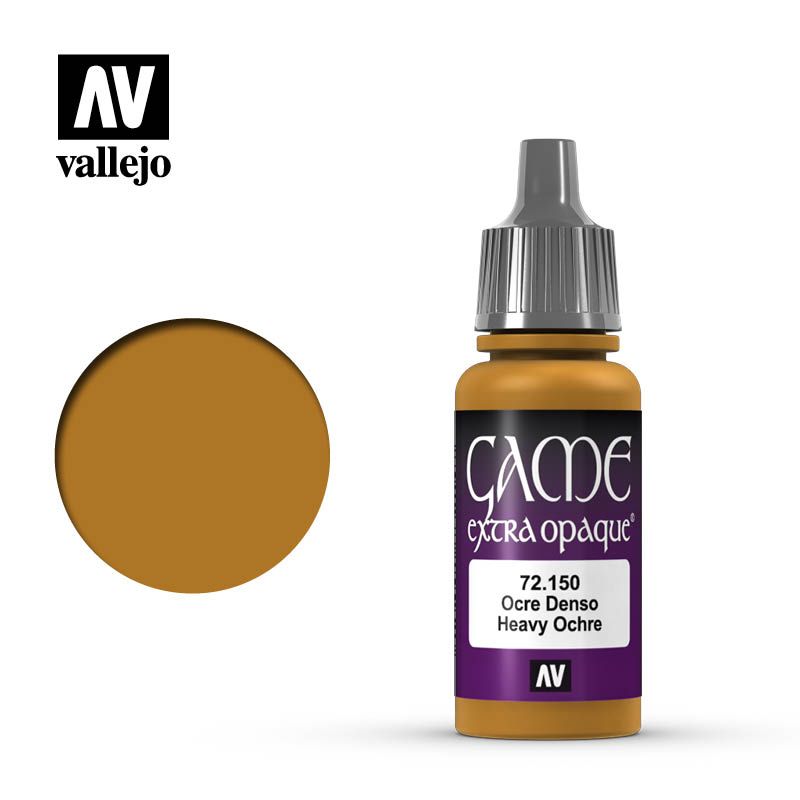 Vallejo Game Colour - Extra Opaque Heavy Ochre 17ml Acrylic Paint (AV72150) - Good Games
