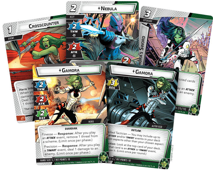 Marvel Champions - The Card Game - Gamora Hero Pack - Good Games