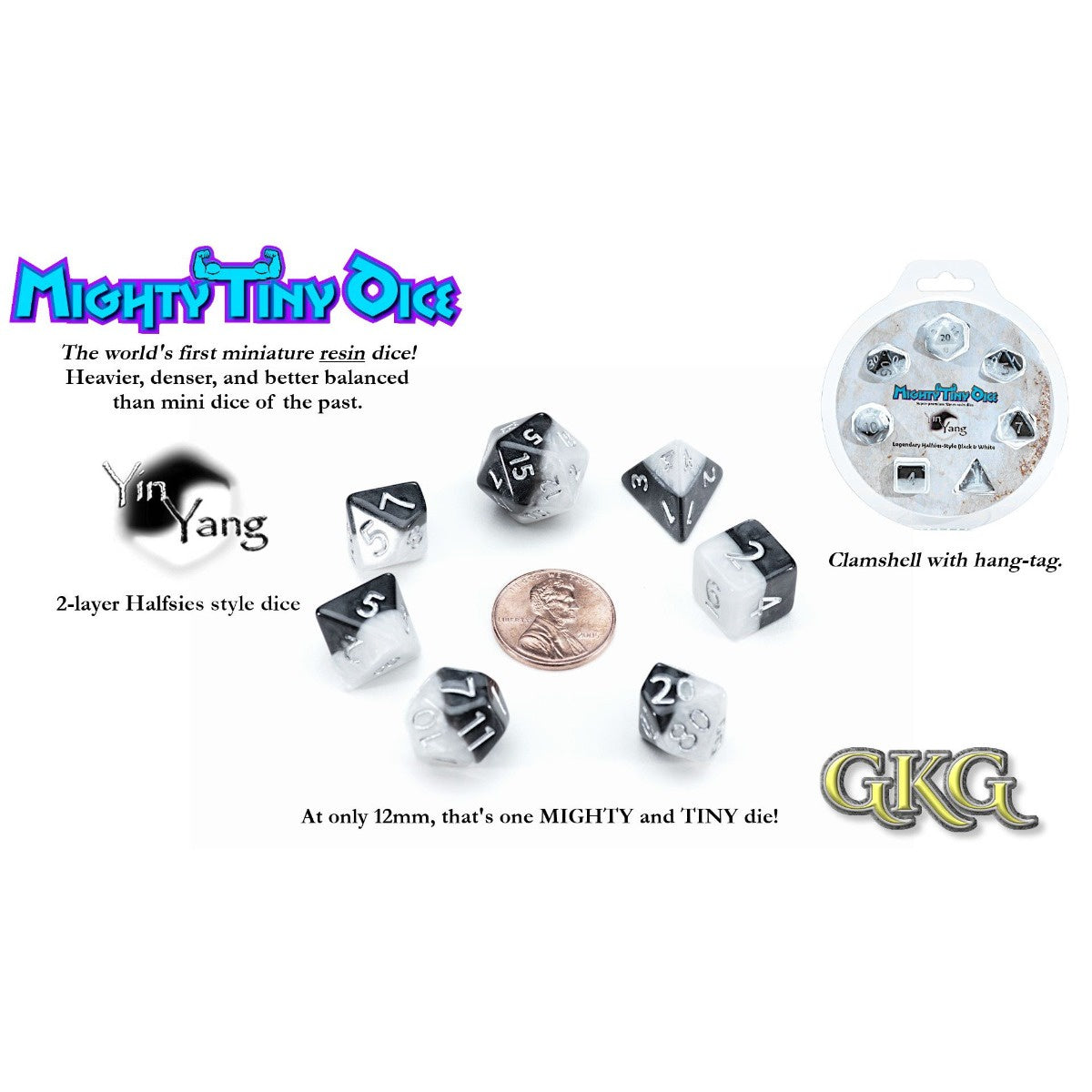 Gatekeeper Mighty Tiny Dice - Yin Yang - Good Games