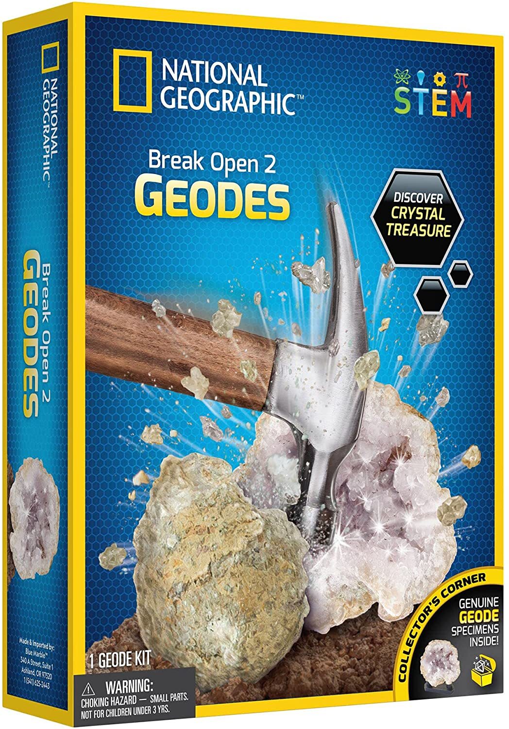 National Geographic - Break Open 2 Real Geodes Kit - Good Games