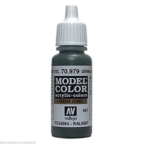 Vallejo Model Colour - German Cam Dark Green 17ml Acrylic Paint (AV70979) - Good Games