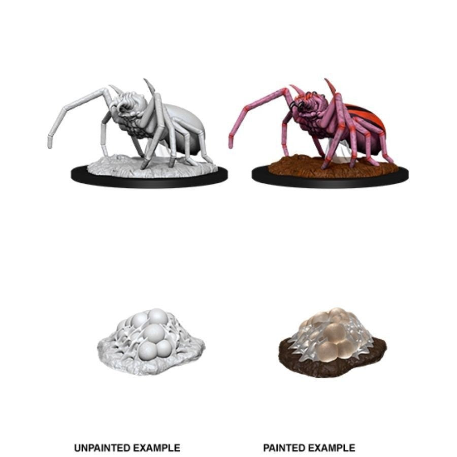 Dungeons & Dragons - Nolzurs Marvelous Unpainted Miniatures Giant Spider & Egg Clutch - Good Games