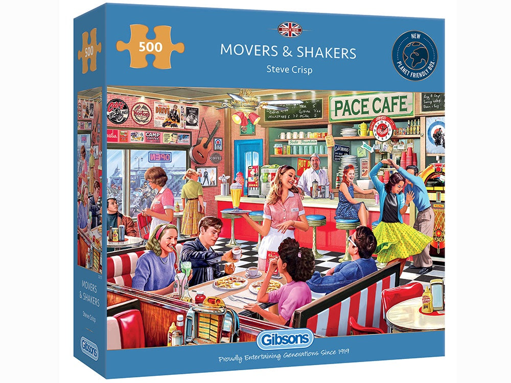 Gibsons - Movers &amp; Shakers 500 Piece Jigsaw - Good Games