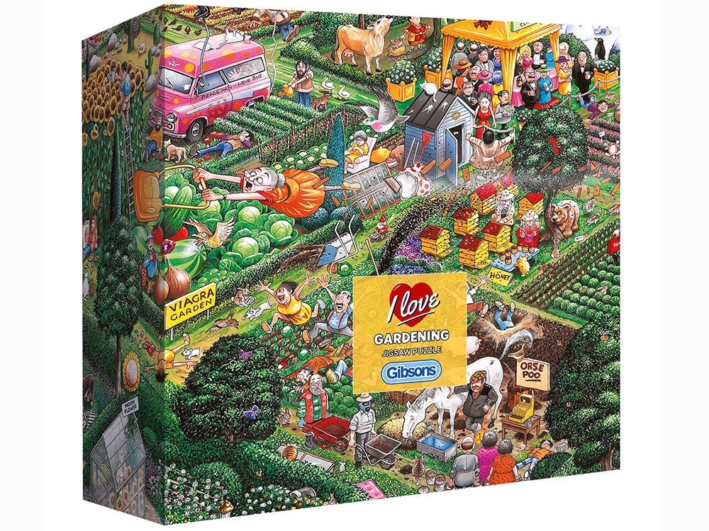 Gibsons - I Love Gardening Gift Box 500 Piece Jigsaw - Good Games