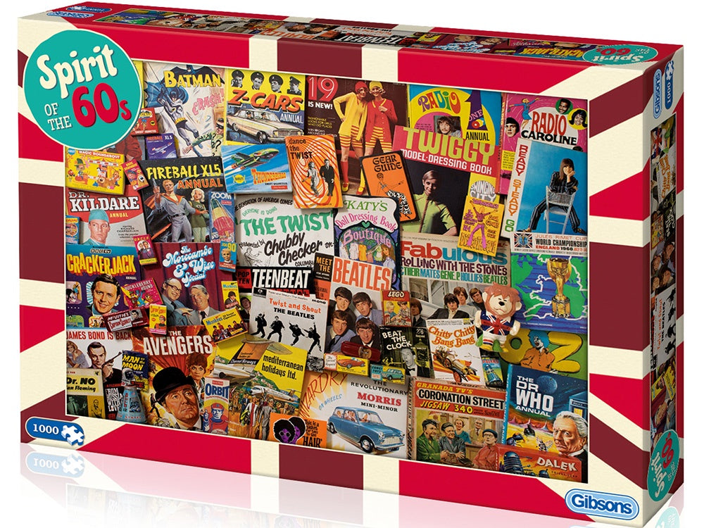Gibsons - Spirit of the 60s 1000 Piece Jigsaw
