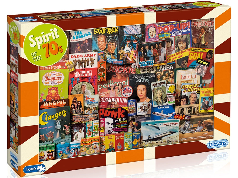 Gibsons - Spirit of the 70s 1000 Piece Jigsaw