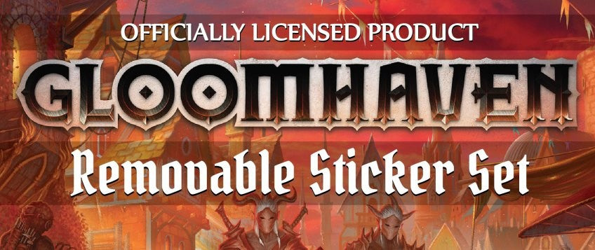 Gloomhaven Removable Sticker Set - Good Games