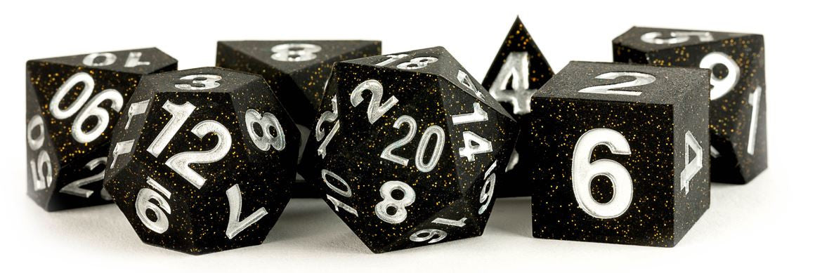 Metallic Dice Games - Sharp Edge Silicone Rubber Dice Set 16mm