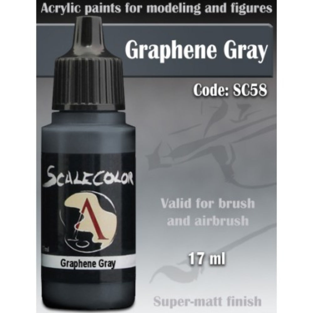 Scale 75 - Scalecolor Graphete Gray (17 ml) SC-58 Acrylic Paint - Good Games