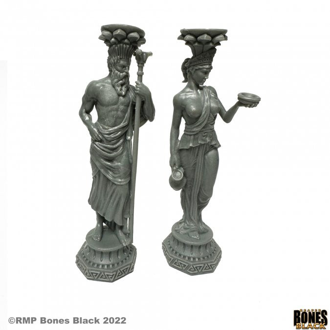 Reaper Bones Black Greek Pillars - Zeus And Hera - Good Games