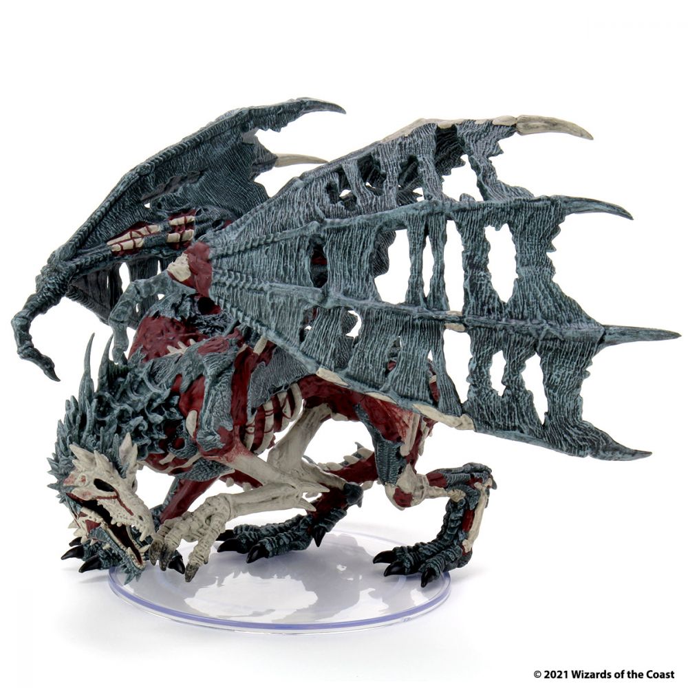 Dungeons &amp; Dragons Icons of the Realms Miniatures Boneyard Premium Set Green Dracolich
