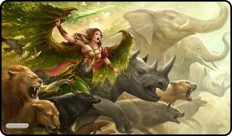 Gamermats - The Angel of the Forest TCG Sized Playmat - Good Games