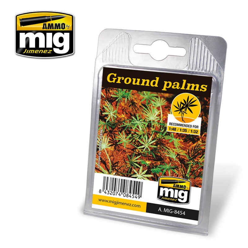 Ammo by MIG Dioramas - Laser Cut Plants - Ground Palms - Good Games