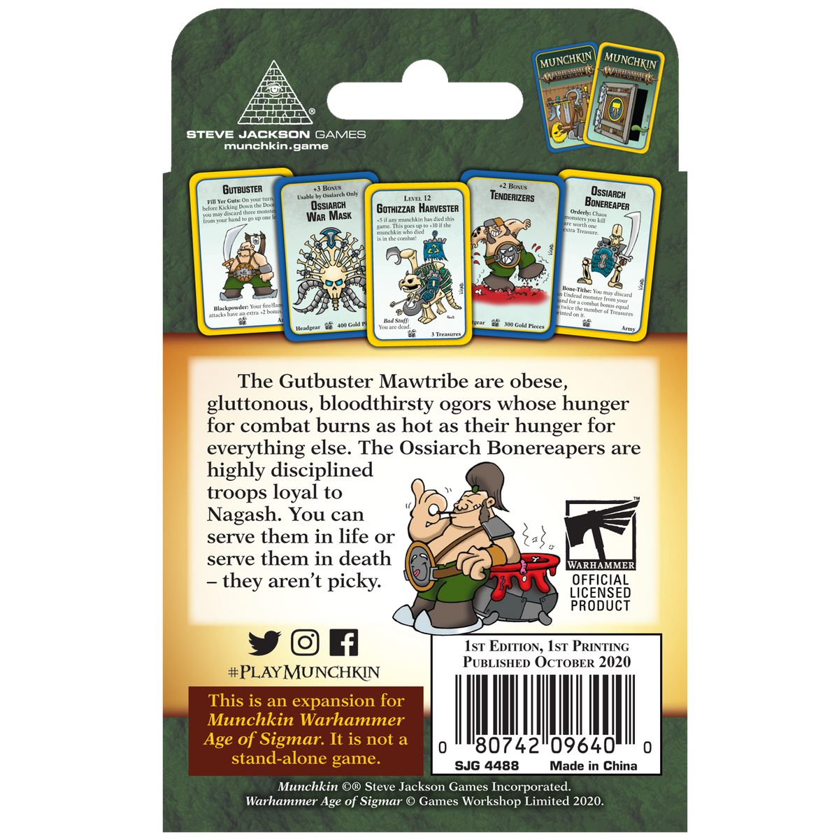 Munchkin Age Of Sigmar Guts and Glory