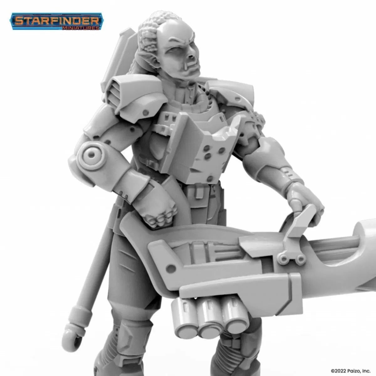 Starfinder Masterclass Miniatures: Half - Orc Soldier - Good Games