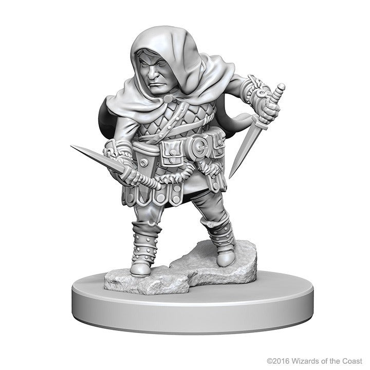 Dungeons & Dragons - Nolzurs Marvelous Unpainted Miniatures Halfling Male Rogue - Good Games