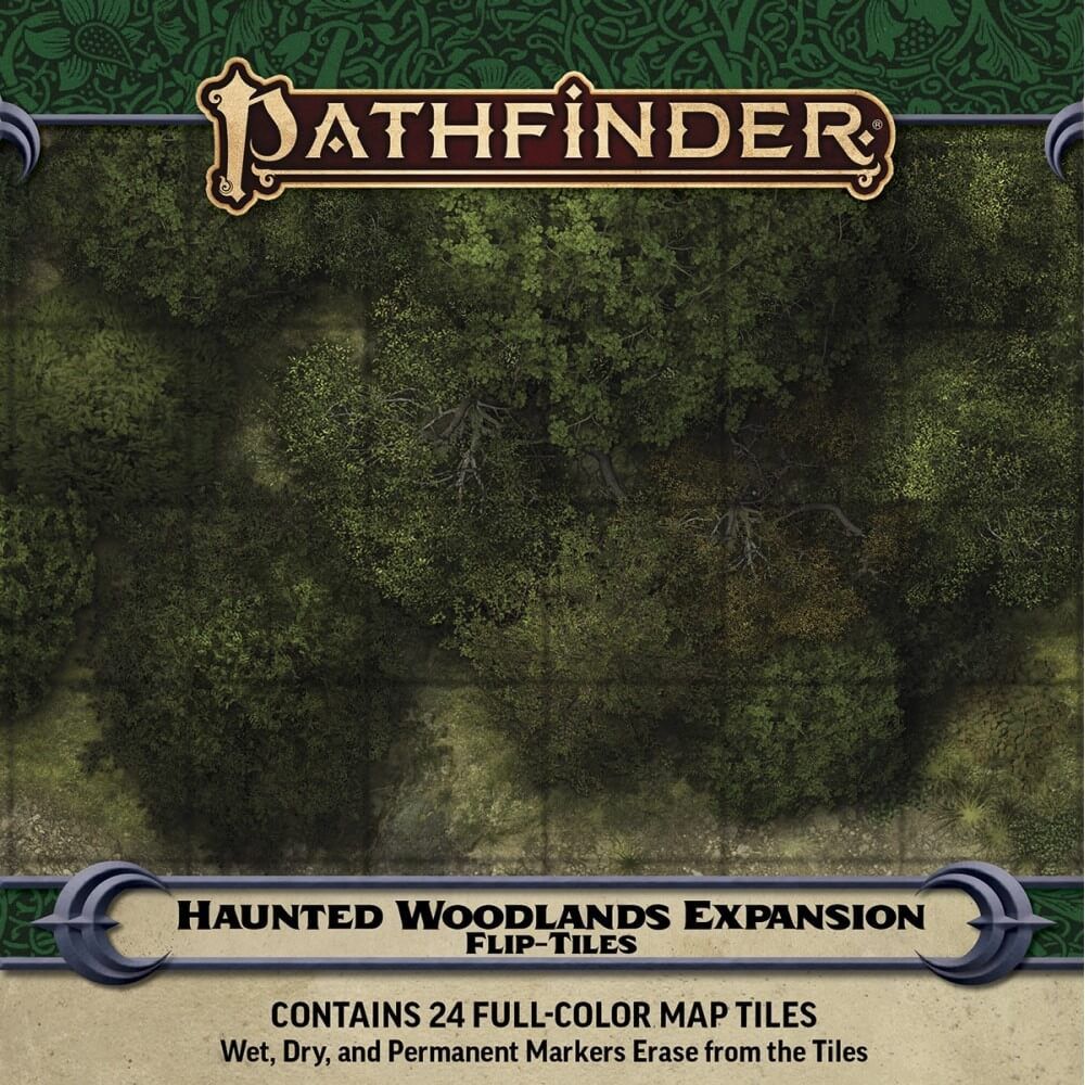 Pathfinder Accessories Flip Tiles Haunted Woodlands Expansion - Good Games