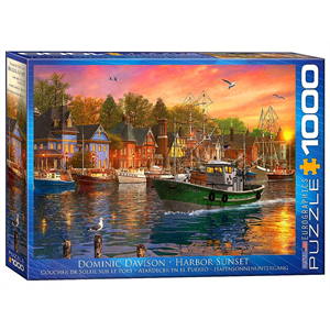 Eurographics - Harbor Sunset - 1000 Piece Jigsaw - Good Games