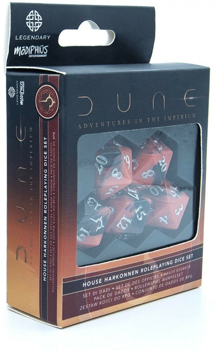 Dune RPG Dice Set - Harkonnen - Good Games