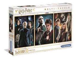 Clementoni - Harry Potter 3 x 1000 Piece Jigsaw - Good Games