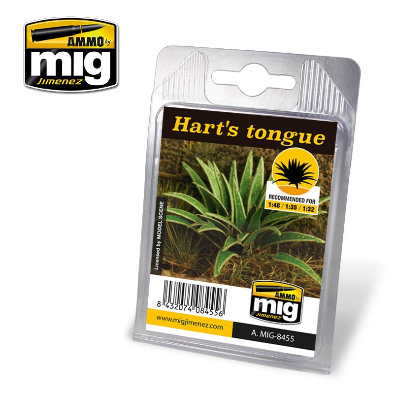 Ammo by MIG Dioramas - Laser Cut Plants - Harts Tongue - Good Games