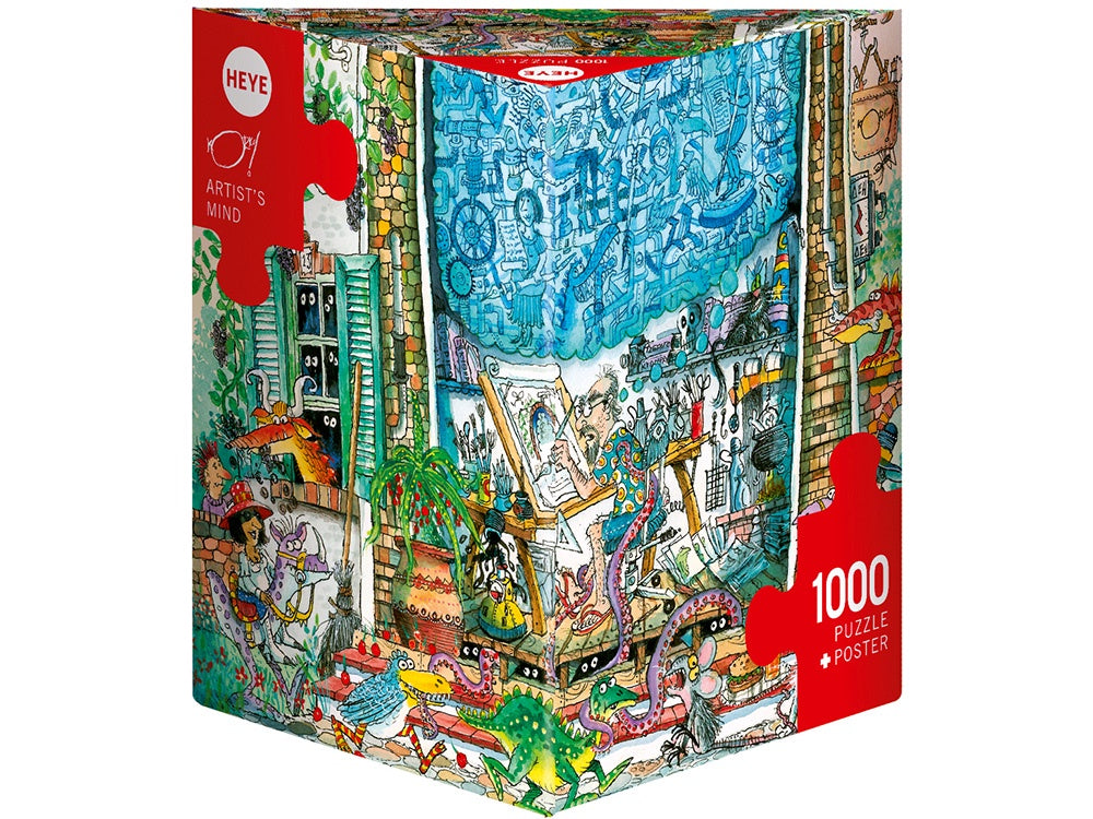Heye - Korky Paul Artists Mind 1000 Piece Jigsaw - Good Games