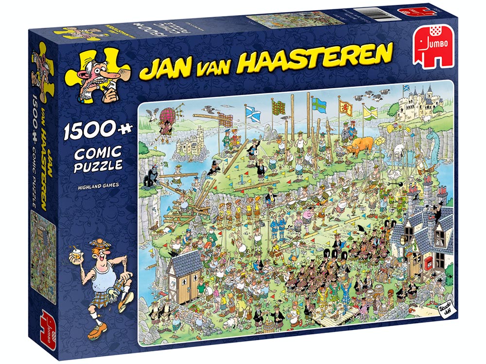 Jan Van Haasteren - Highland Games 1500 Piece Jigsaw - Good Games