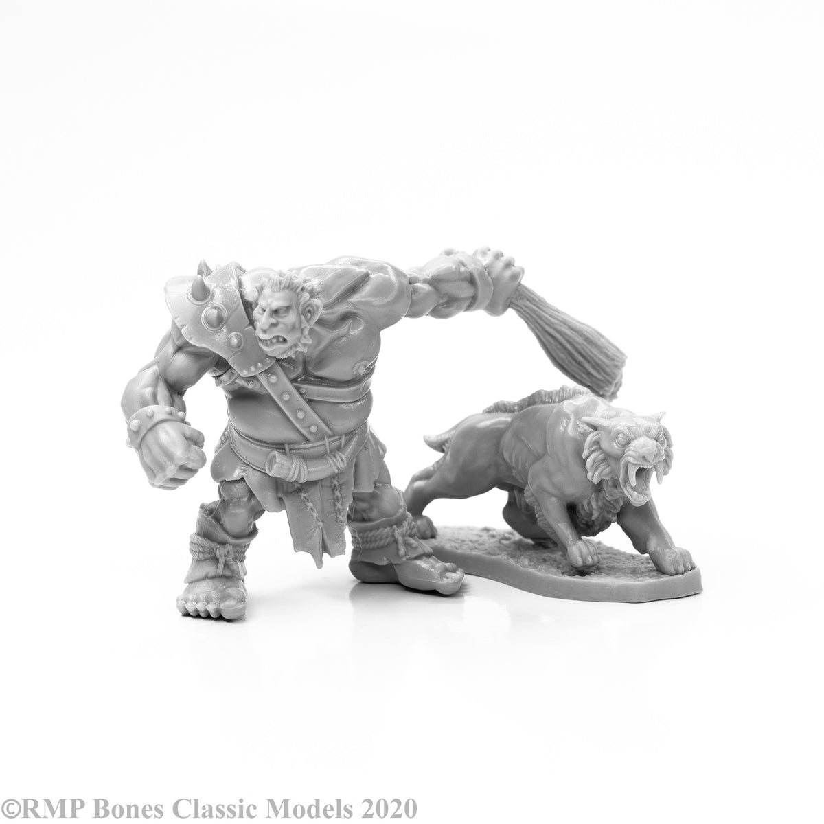 Reaper Bones Hill Giant Hunter And Dire Lion