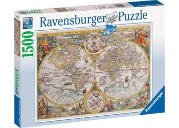Ravensburger - World Map 1594 - 1500 Piece Jigsaw - Good Games