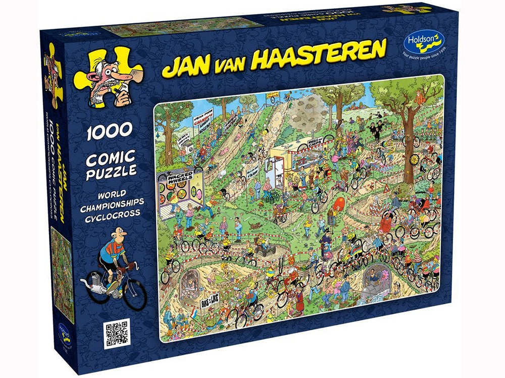 Jan Van Haasteren - World Cyclocross Championship 1000 Piece Jigsaw - Good Games