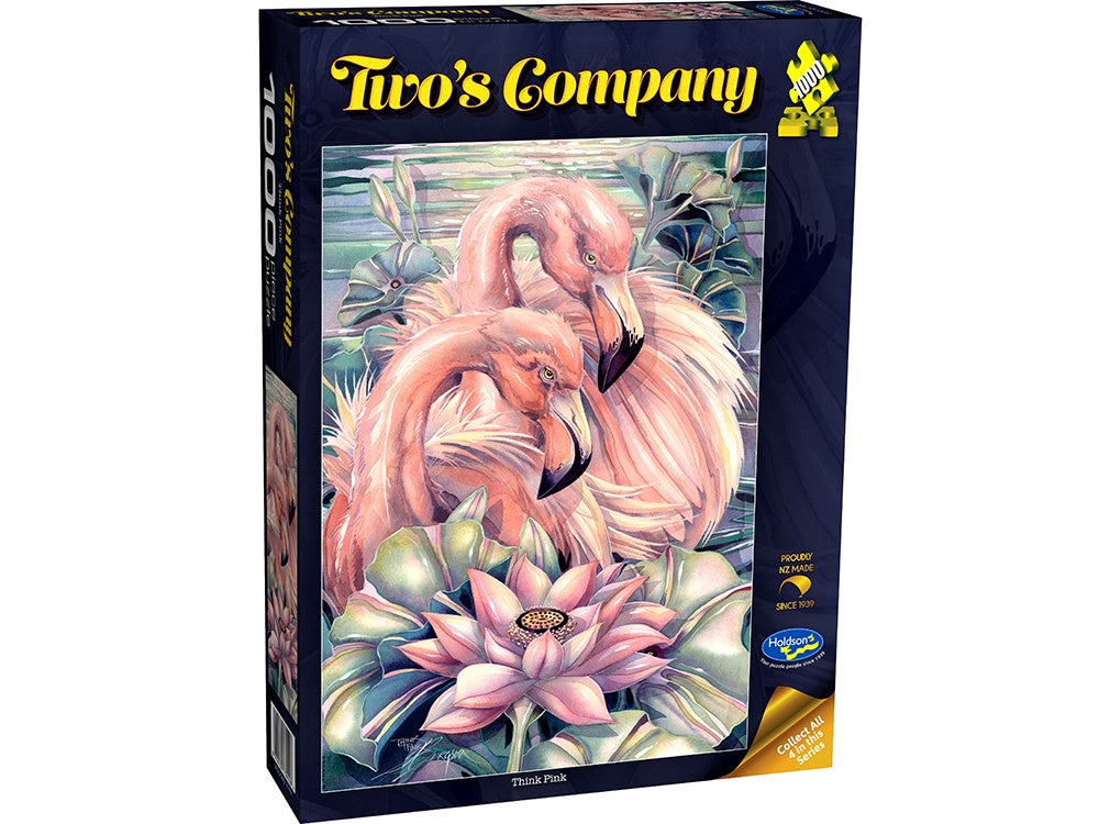 Holdson Twos Company Think Pink 1000 Piece Jigsaw - Good Games