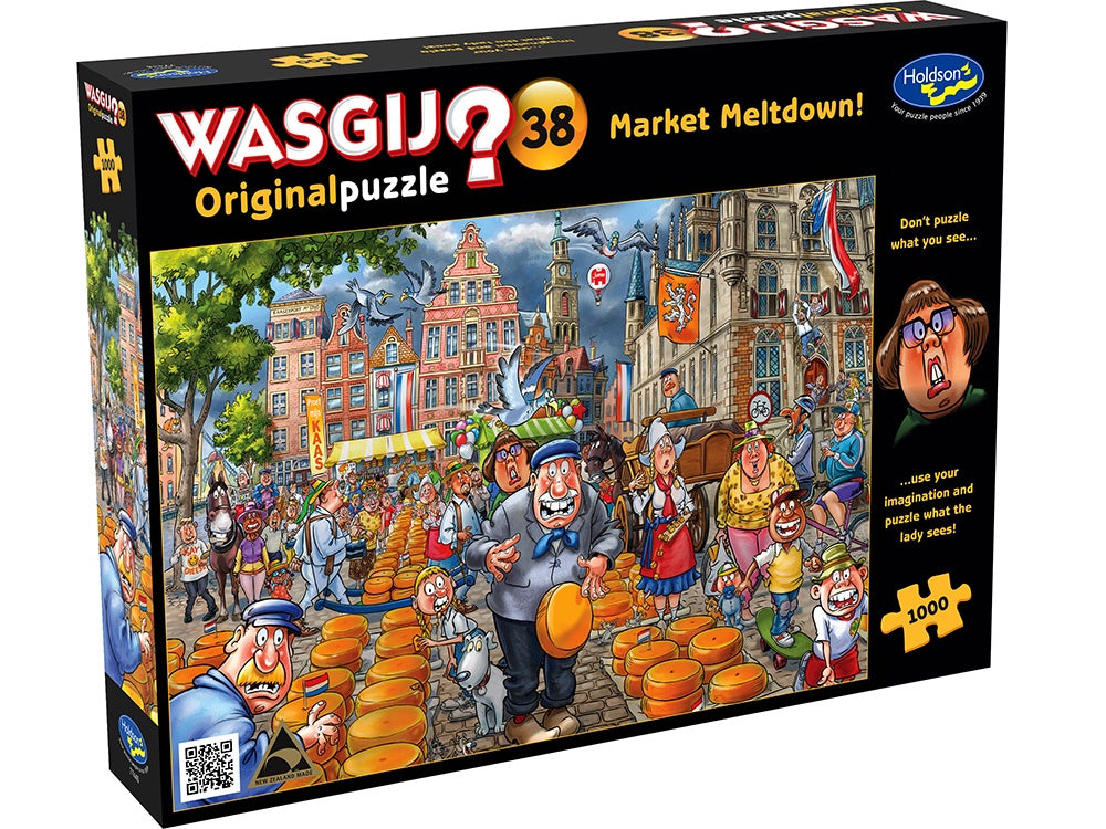 Wasgij? Original 38 - Market Meltdown 1000 Piece Jigsaw - Good Games