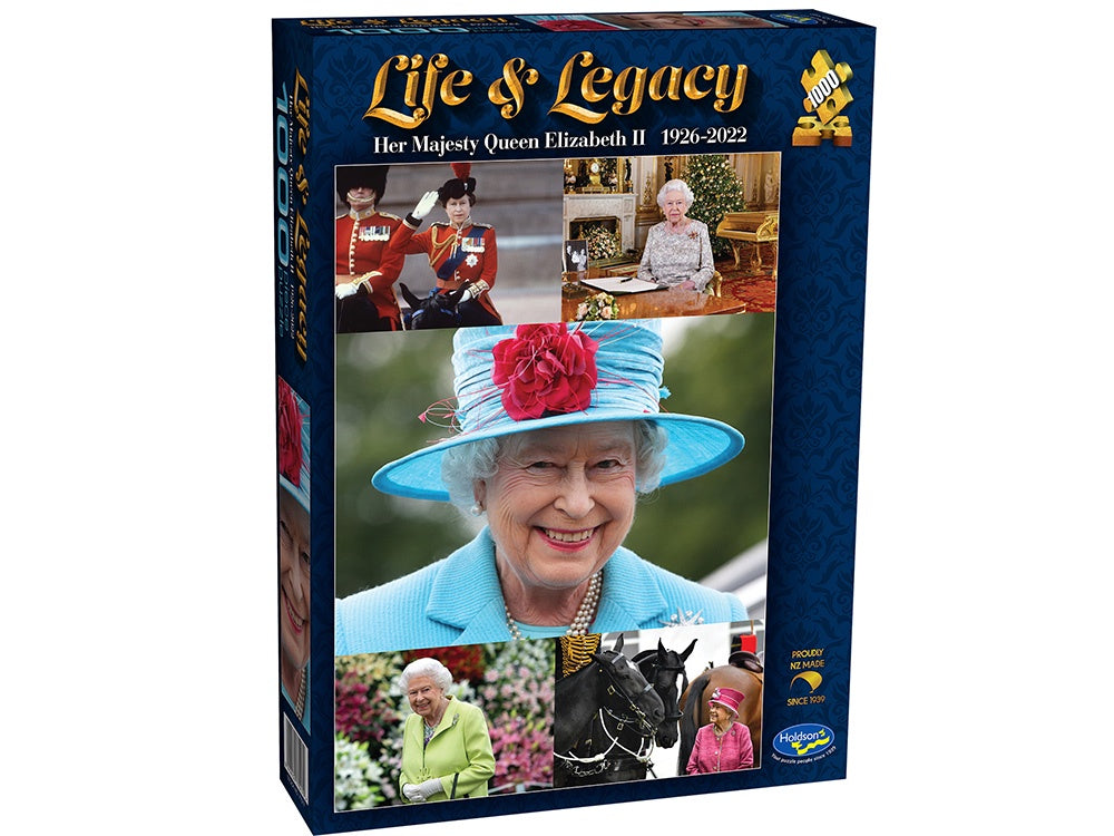 Holdson - Hm Queen Elizabeth Ii Life And Legacy Puzzle 1000 Piece Jigsaw - Good Games
